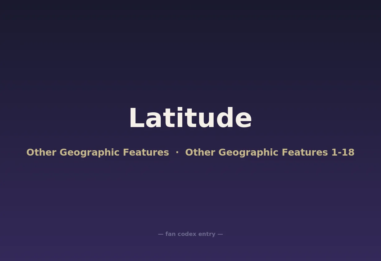 Latitude