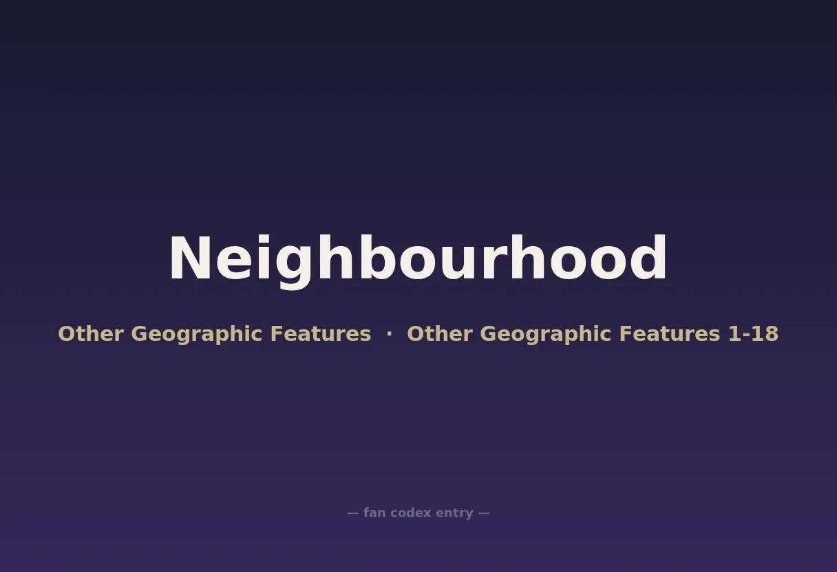 Neighbourhood