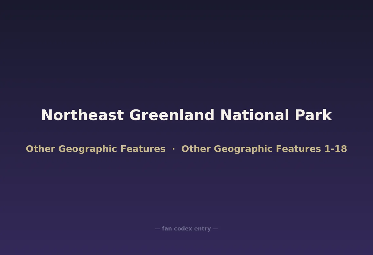 Northeast Greenland National Park