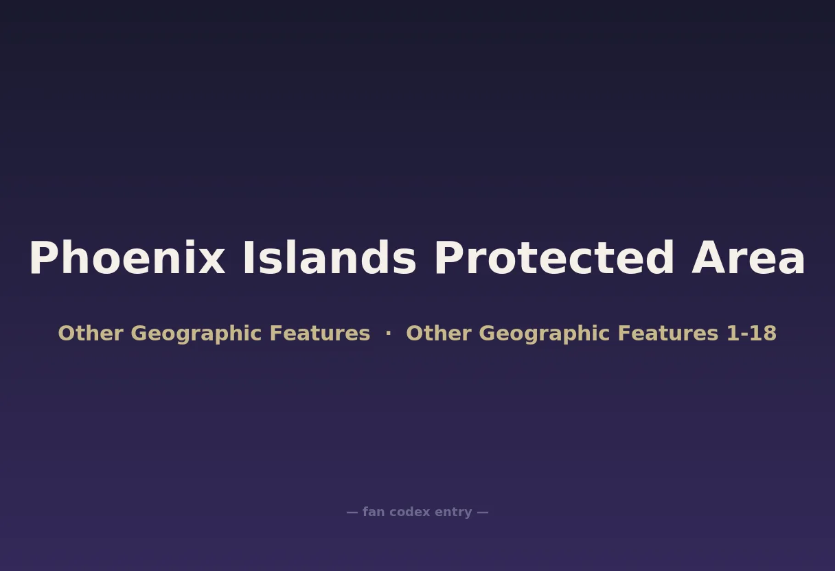 Phoenix Islands Protected Area
