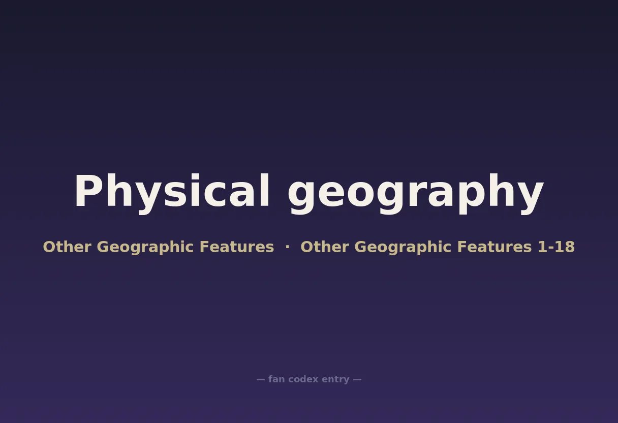 Physical geography